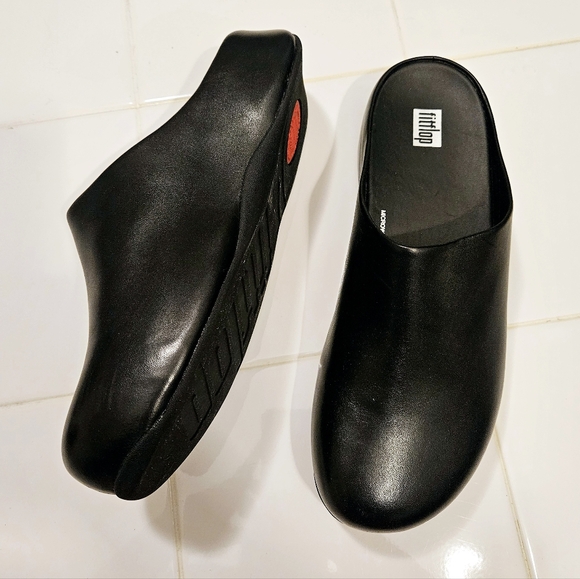 FitFlop Black Clog Mule Shoe Size 11 - Picture 13 of 13